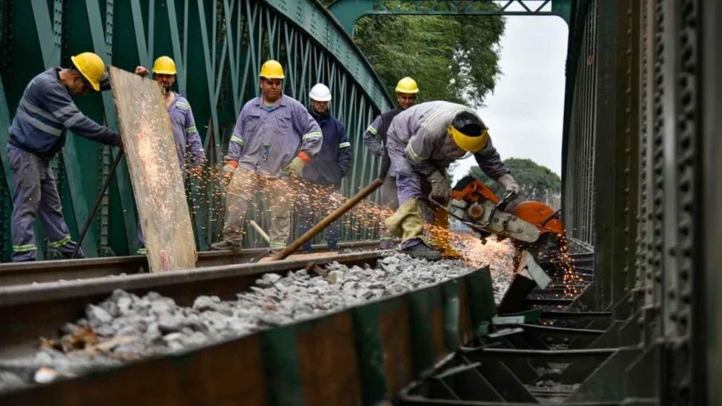 Iniciaron los trabajos en el puente Figueroa Alcorta para que vuelva a funcionar el tren San Martín hasta Retiro