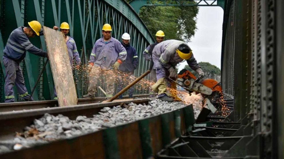 Iniciaron los trabajos en el puente Figueroa Alcorta para que vuelva a funcionar el tren San Martín hasta Retiro