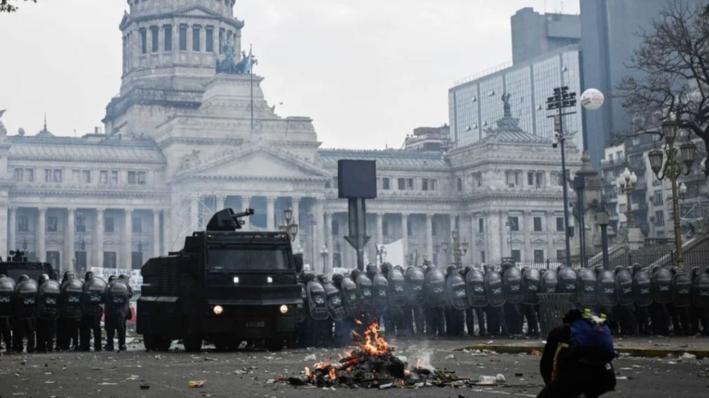 Los liberados estaban detenidos desde los incidentes durante el debate por la Ley Bases.