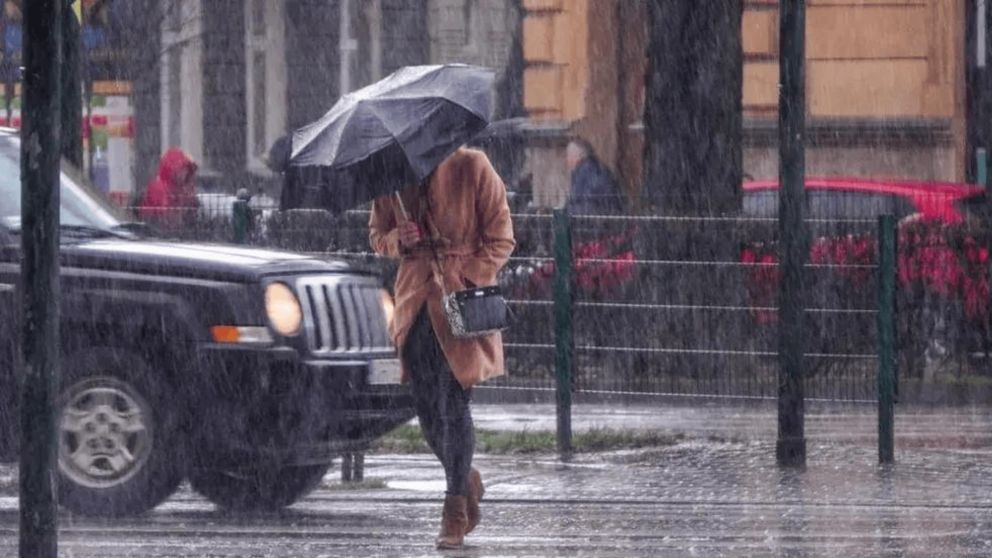El pronóstico del tiempo indica que habría lluvias en el AMBA durante un día de los cuatro que abarca el fin de semana extra largo (Imagen ilustrativa).
