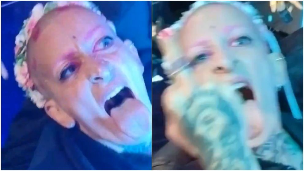 Tenso momento: tras su salida de Gran Hermano, Julianatuvo un fuerte cruce con los fan�ticos de Mart�n Ku.