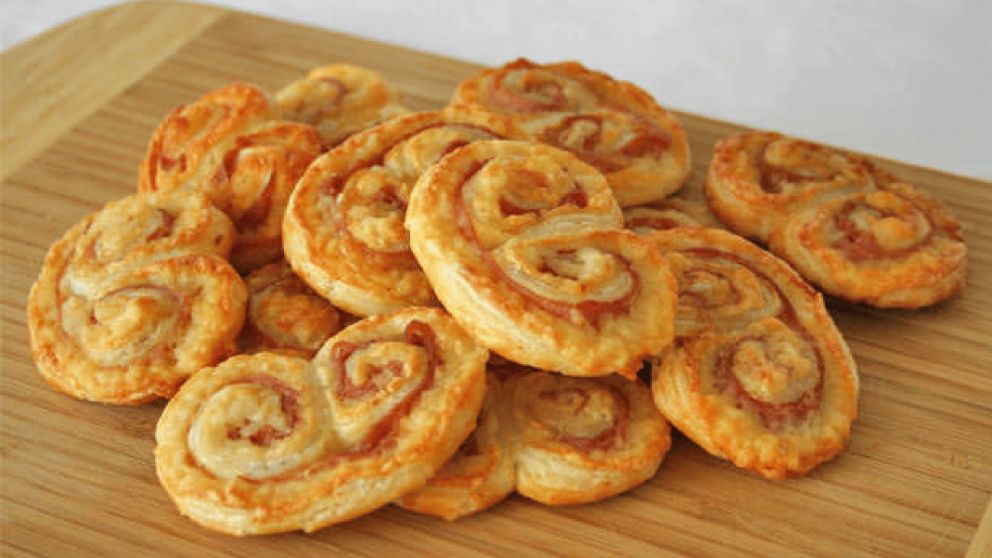 Receta de palmeritas de jamón y queso que acompañan perfecto al mate (Imagen ilustrativa)