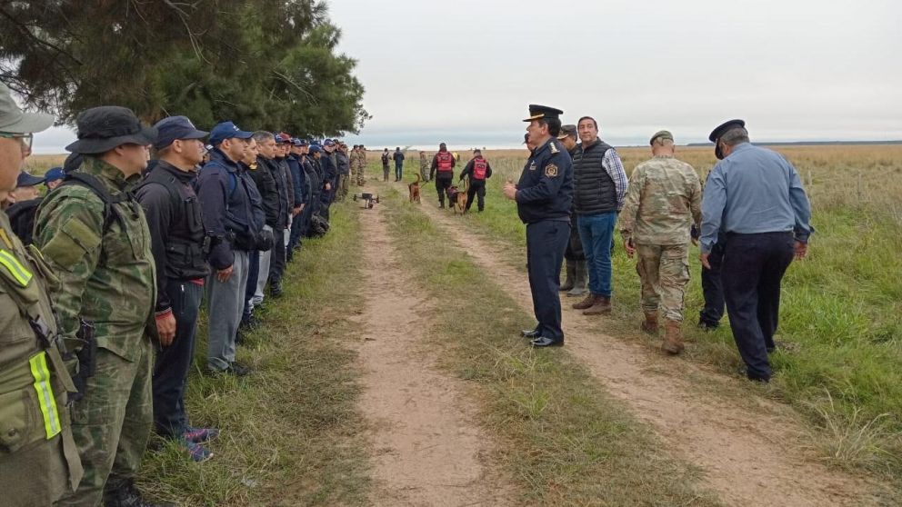 Siguen los operativos con drones y cientos de efectivos en Corrientes para encontrar a Loan Danilo Peña.