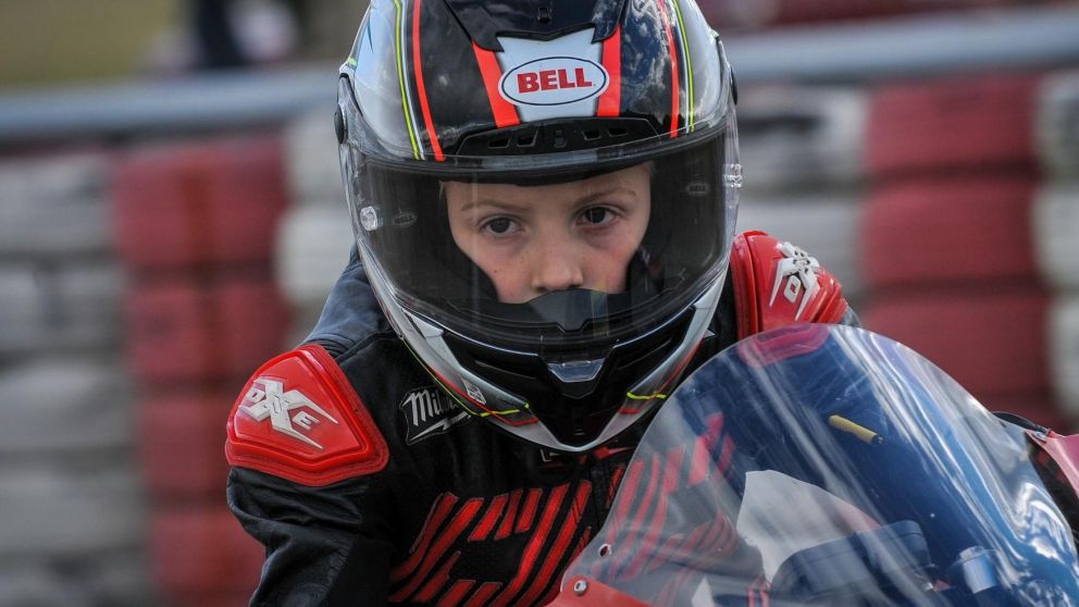 El joven piloto de motos argentino, Lorenzo Somaschini, sufrió una caída el viernes durante un entrenamiento en San Pablo.