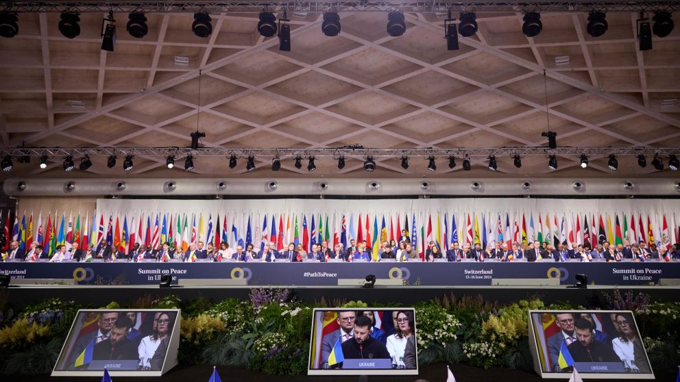 La Cumbre Global por la Paz de Ucrania se realizó este fin de semana en Suiza.