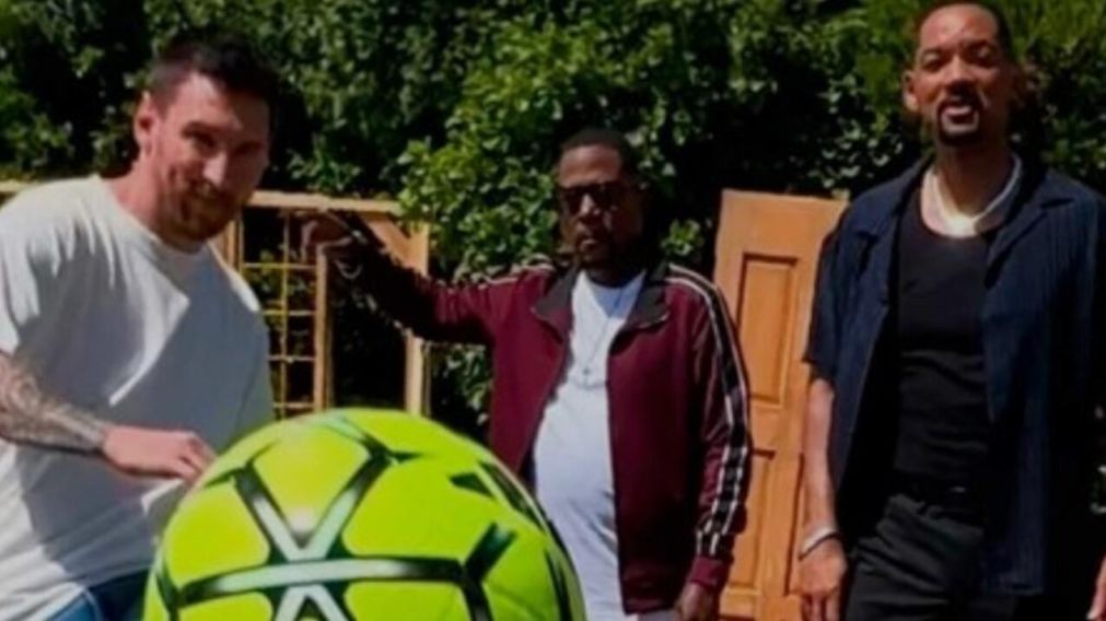 Lionel Messi particip� de una entretenida producci�n junto a Will Smith (Twitter).