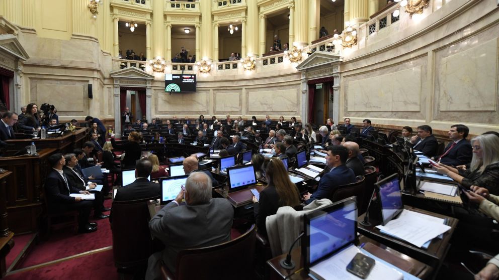 La Cámara alta trata los dos proyectos de Ley presentados por el Ejecutivo (X/@SenadoArgentina).