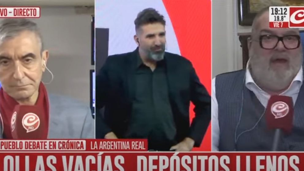 Nelson Castro y Jorge Lanata hablaron en exclusiva con Crónica.