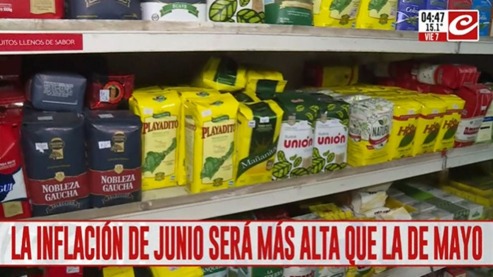 Estiman que la inflación de junio será más alta que la de mayo