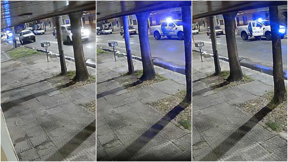 El trágico hecho quedó filmado por una cámara de seguridad.