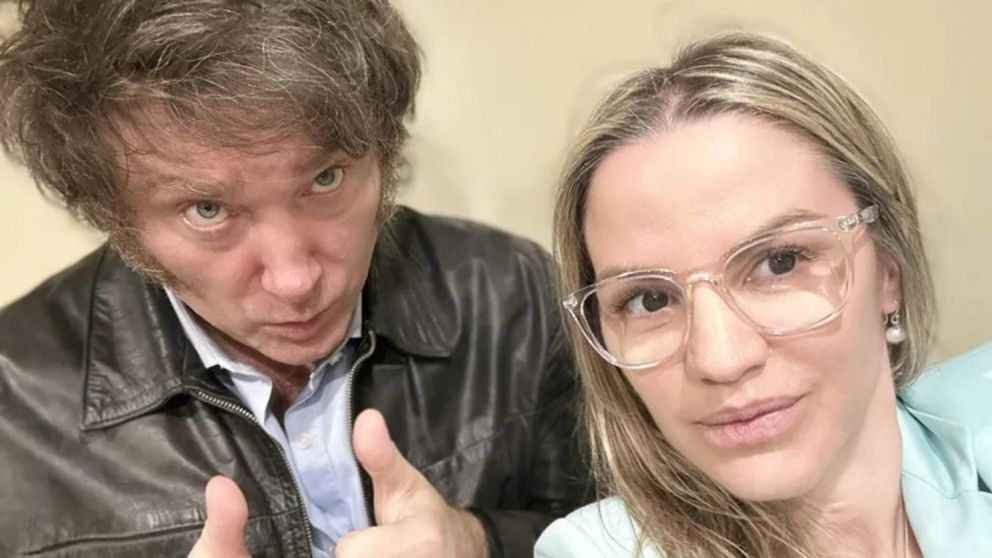 Otros tiempos. Carolina Píparo supo tener una muy buena relación con el presidente Javier Milei.