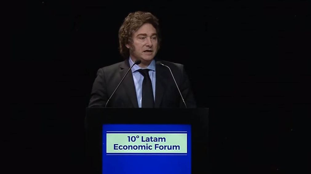 El presidente Javier Milei participó del Latam Economic Forum 2024.
