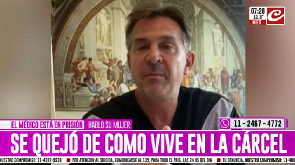 Aníbal Lotocki se quejó por las condiciones en las que vive en la cárcel