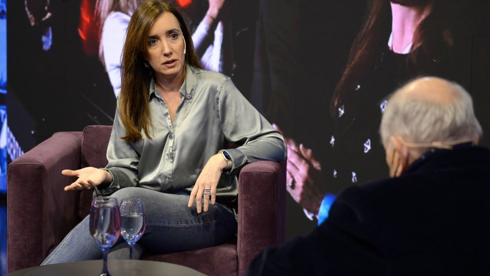 Victoria Villarruel salió al cruce del dirigente social (Crónica / Nahuel Ventura) .