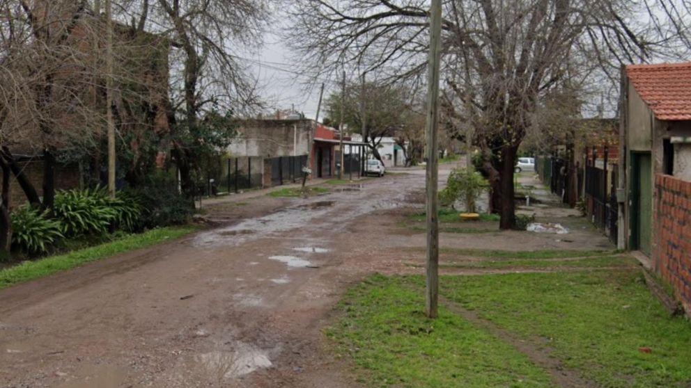 Acá, en este vecindario, sucedió la fatal tentativa de robo.