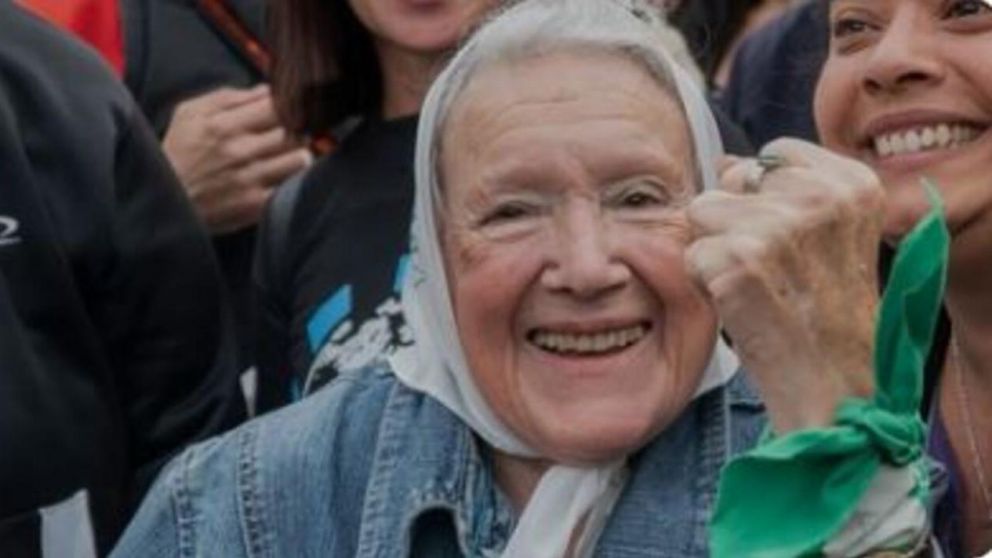 Despiden los restos de Nora Cortiñas en una casa de la memoria (Archivo).