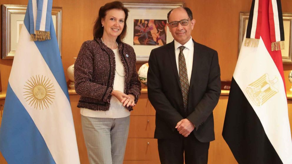 Argentina y Egipto dialogaron sobre proyectos de cooperación bilateral.