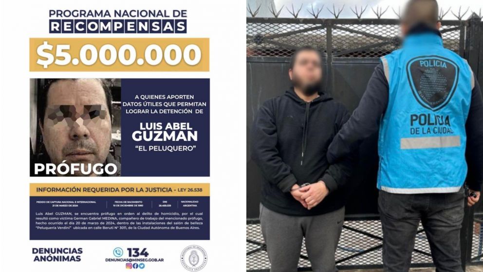 El asesino del peluquero cayó tras denuncia al programa de recompensas: "Dijo llamarse Gustavo y que venía del sur"..