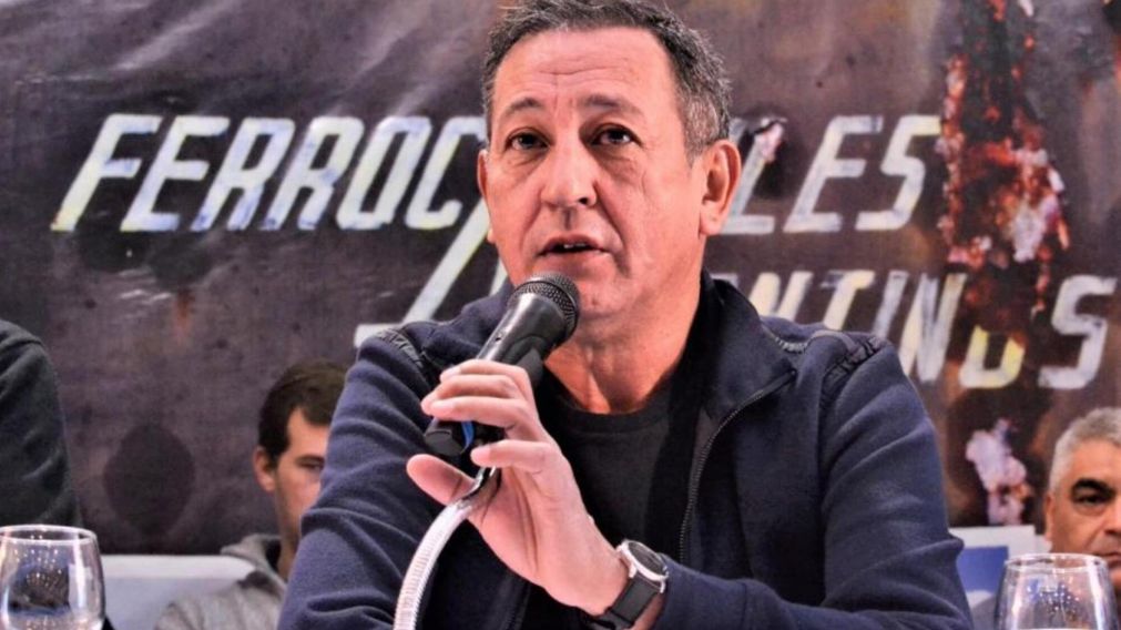El secretario general del gremio ferroviario La Fraternidad, Omar Maturano (Gentileza La Fraternidad).