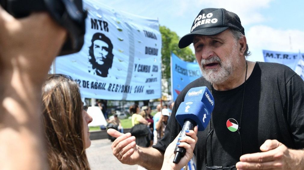 El dirigente del Polo Obrero, Eduardo Belliboni, fue citado a indagatoria por el juez federal Sebastián Casanello (X/@EBelliboni).