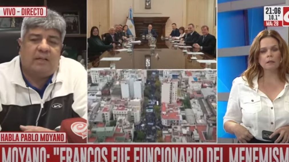 Pablo Moyano, mano a mano con Crónica.