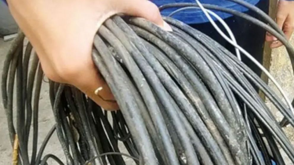 Mujer denunció que su hijo le robó un rollo de cable (Gentileza Nuevo Diario Web).