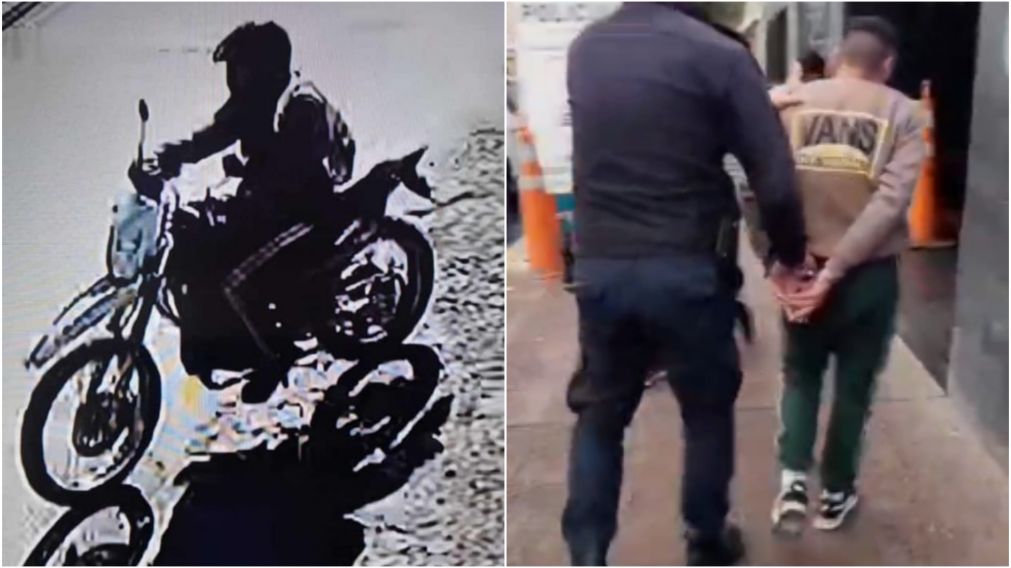 El delincuente fue identificado y sorprendido en una vivienda.
