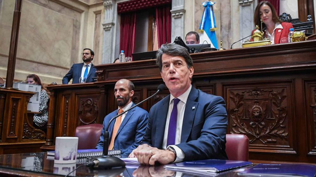 El jefe de Gabinete, Nicolás Posse, realiza su primer informe de gestión de Gobierno en el Senado (NA).