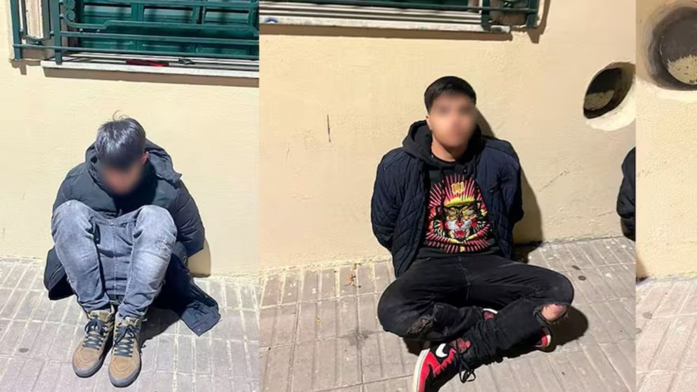 Tras una persecución los delincuentes fueron detenidos.