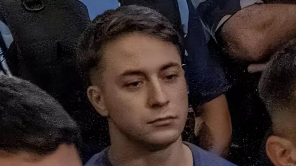 Máximo Thomsen, en una de las jornadas del juicio por el crimen de Fernando Báez Sosa.