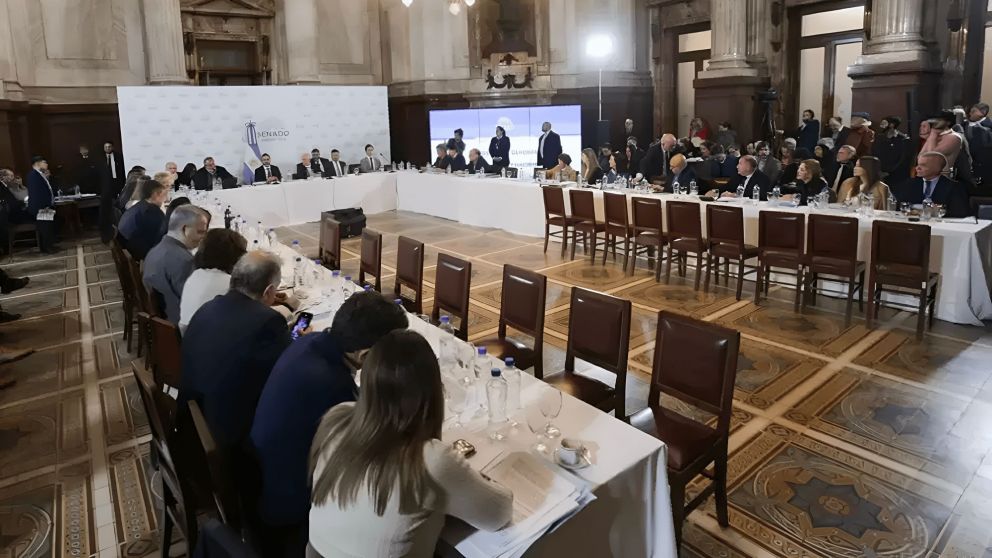 Mientras sigue buscando votos para aprobar ambos proyectos en la Cámara de Senadores, el Gobierno espera conseguir esta semana dictamen en comisiones (Archivo).