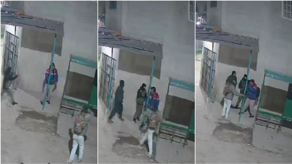 El asalto fue filmado por una cámara de seguridad del barrio (Captura de video).