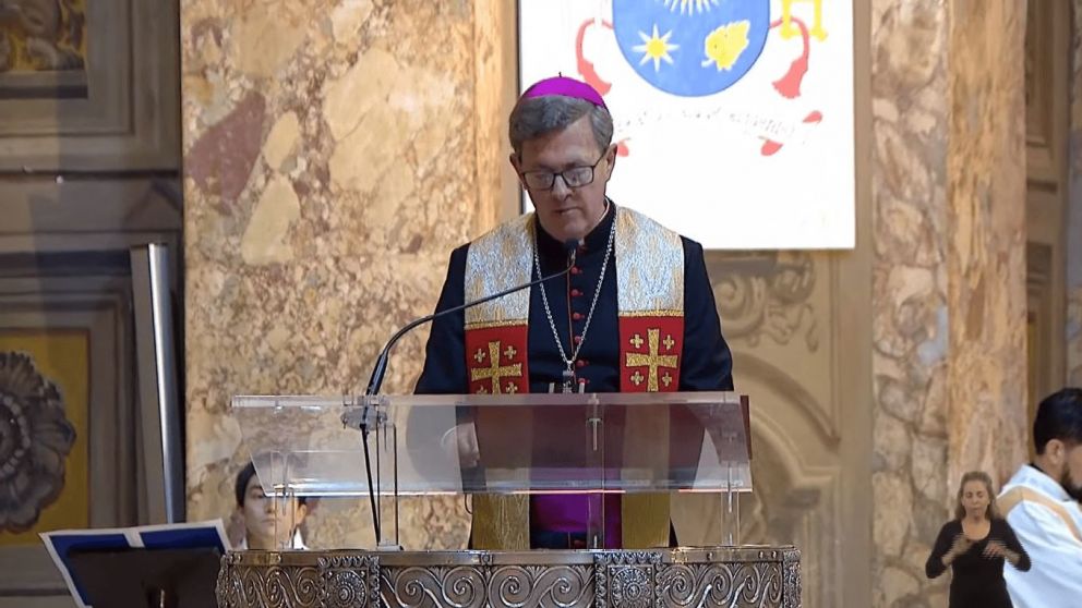 El arzobispo porteño, Jorge García Cuerva.