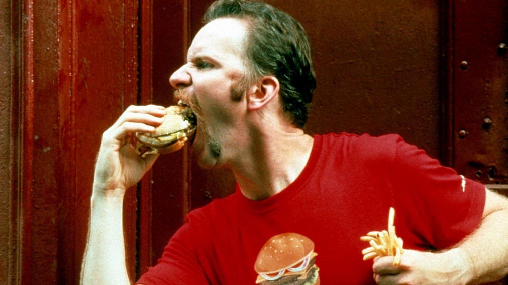 Morgan Spurlock, en una imagen promocional de "Súper engórdame".