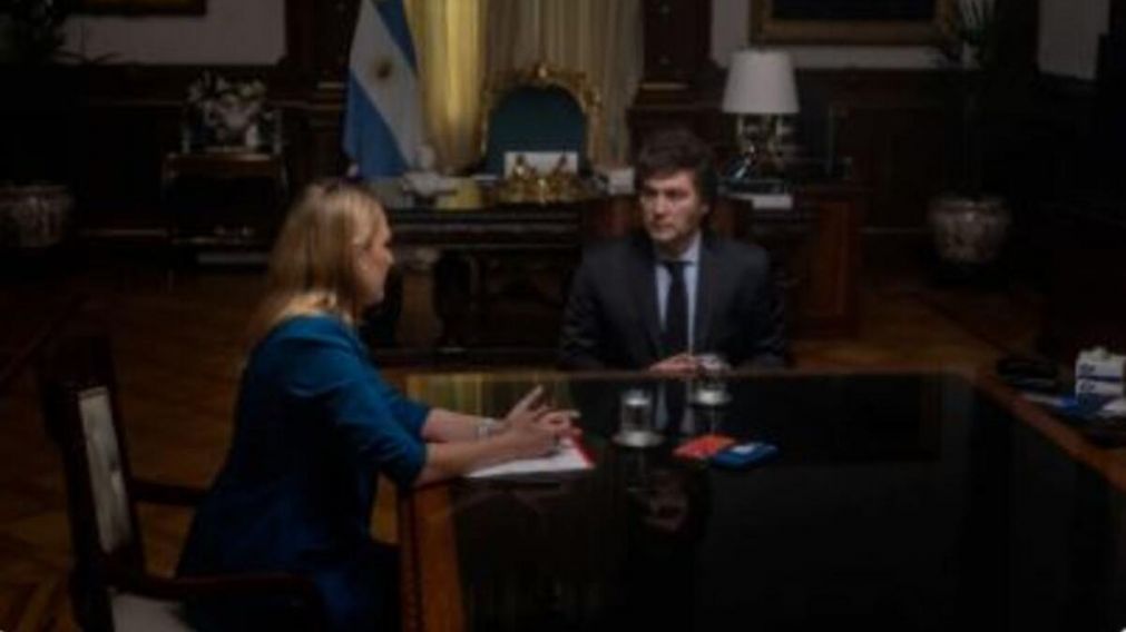 Javier Milei fue entrevistado por la periodista Vera Bergengruen (Time).