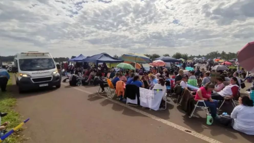 Se registraron cortes en la ruta 12.