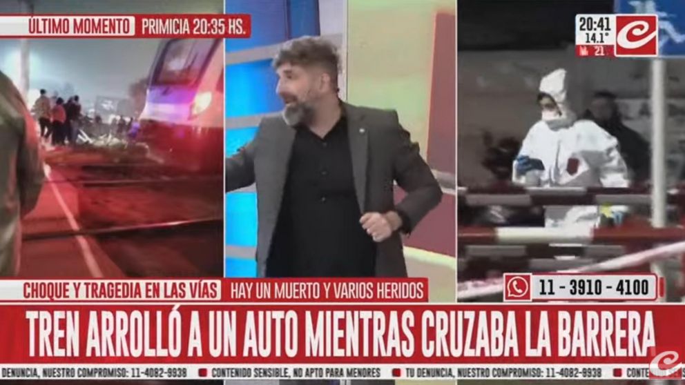 El choque le costó la vida a una víctima fatal.