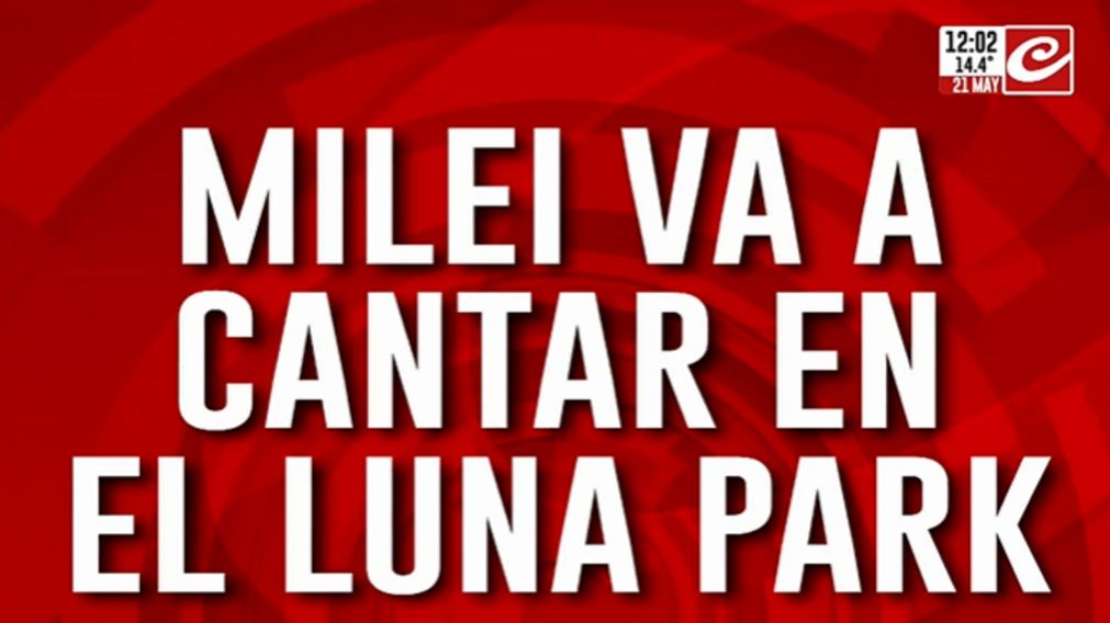 Manuel Adorni: "Javier Milei va a cantar en el Luna Park"