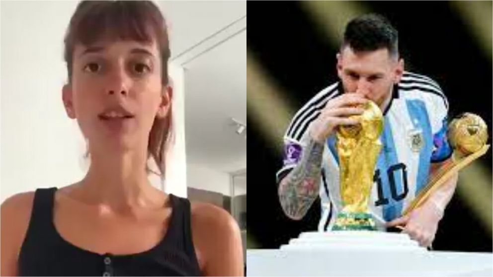 Una joven realizó un pedido particular a Messi.