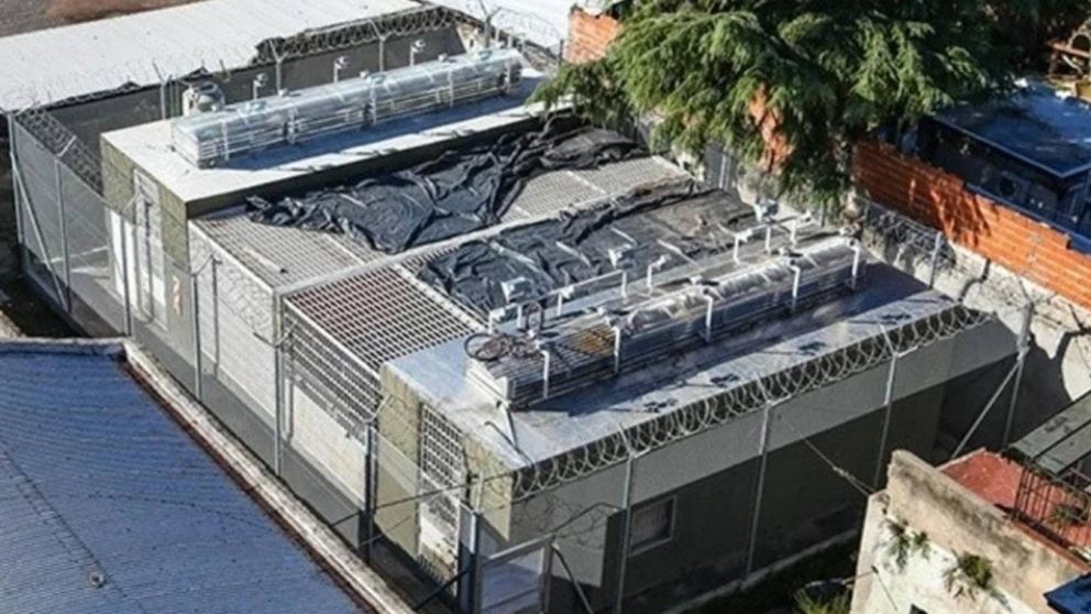 El módulo de detención de la Comisaría Quinta (Foto Rosario3).