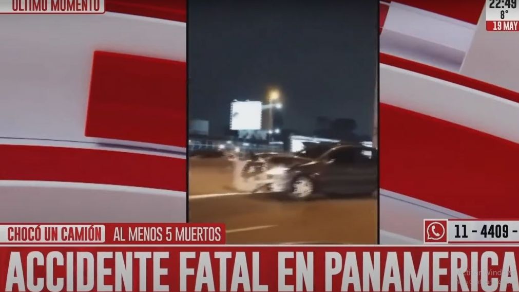 Tragedia en Panamericana: una familia devastada por un impactante choque mortal