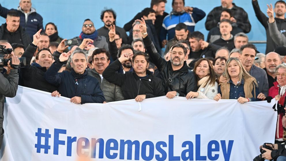 Axel Kicillof encabezó un plenario en Florencio Varela este sábado.