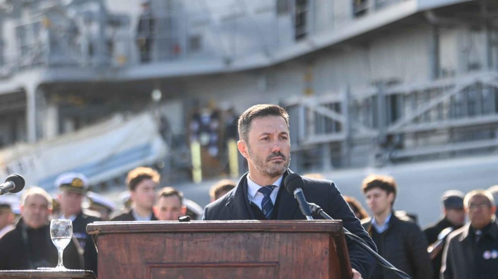 En el Día de la Armada, Luis Petri sostuvo que "es el corazón de una Argentina justa y pujante con mares y océanos productivos".