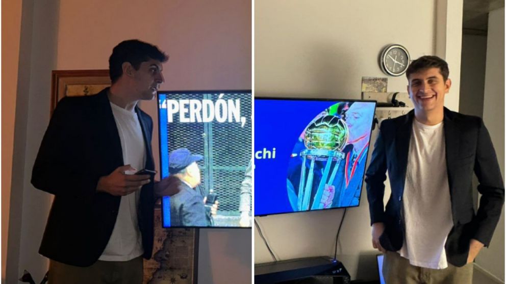 Fue expulsado del grupo de Whatsapp de sus amigos y cumplió un particular castigo para regresar (Imagen redes sociales).