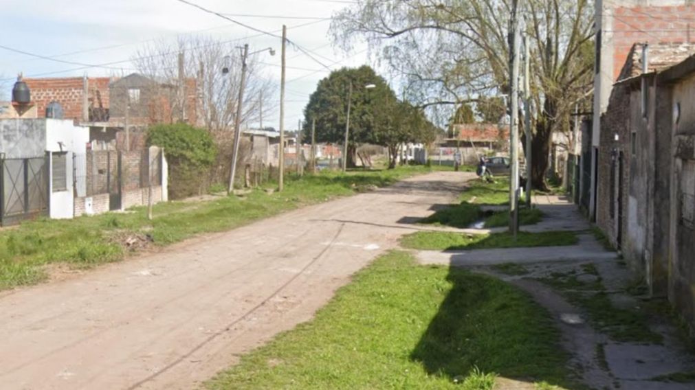 Acá, en este vecindario, apareció el cuerpo de la víctima.