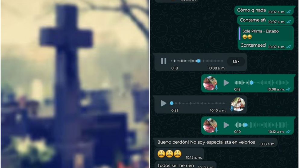 Una joven fue a un velorio y cometió un insólito error que le molestó a su papá.