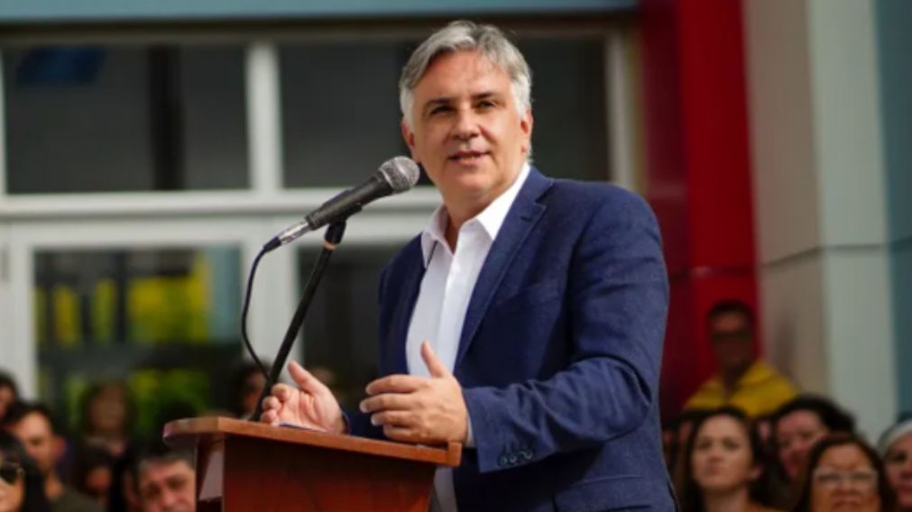 Mart�n Llaryora, gobernador de C�rdoba.