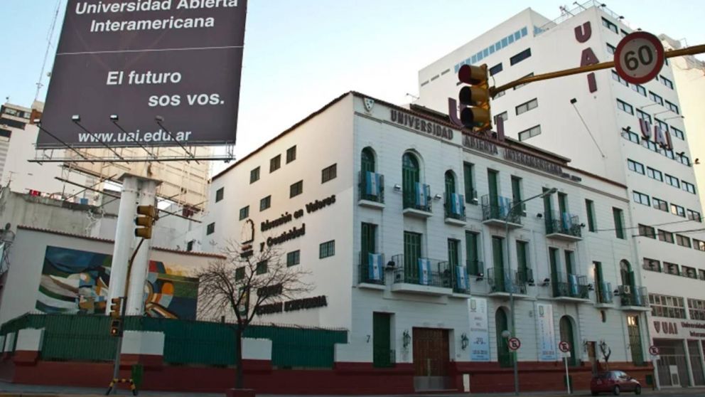 El hecho ocurrió en la sede de la Universidad Abierta Interamericana en San Telmo.