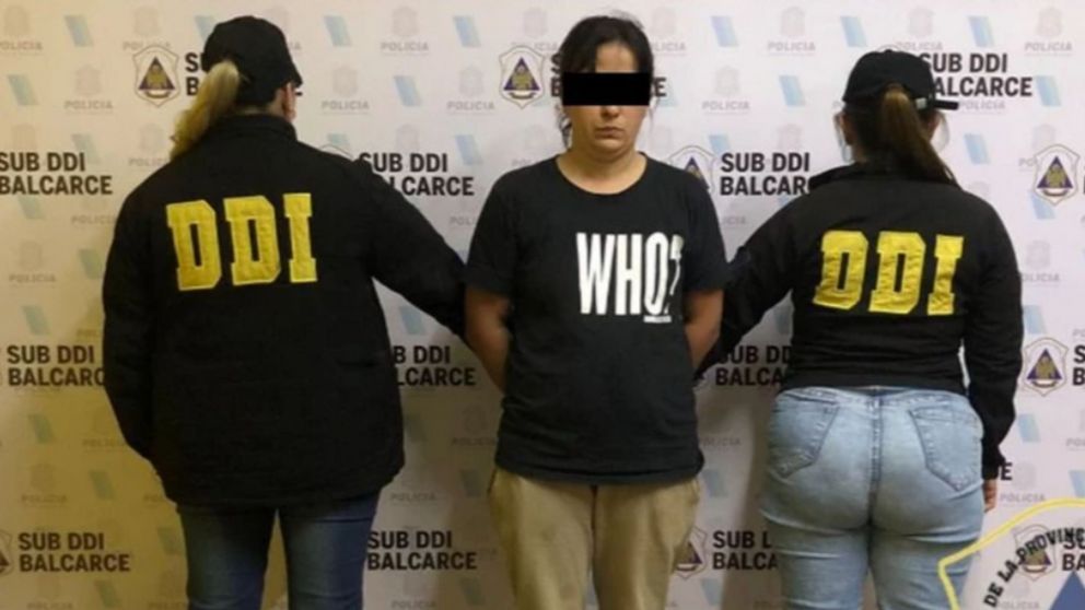 La imputada de 36 años que amenazó al denunciante.