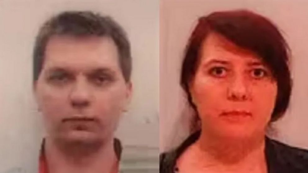 Las víctimas Oleksandr Spitsyn y Anna Nefodova.